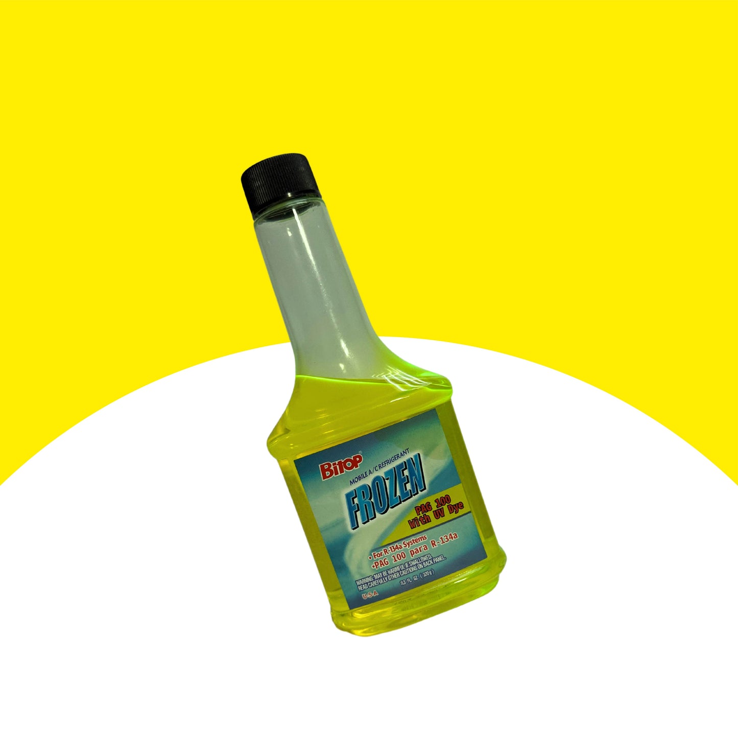 Bitop Mobile AC Refrigerant Frozen | PAG 100 With UV Dye